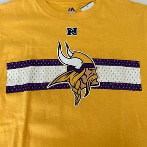 NFL Minnesota Vikings T-Shirt Size Small Yellow
